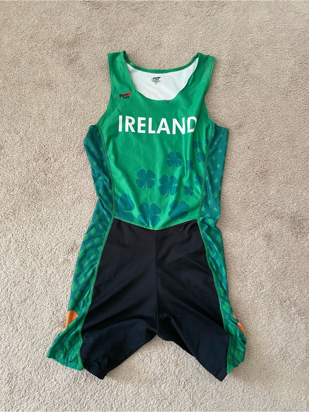 Ireland Green uni Singlet Men's Large